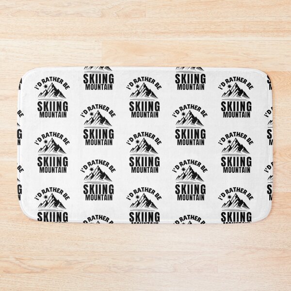 Item preview, id rather be Skiing Mountain,Snowboard,Snowboarding  designed and sold by belladesign7.