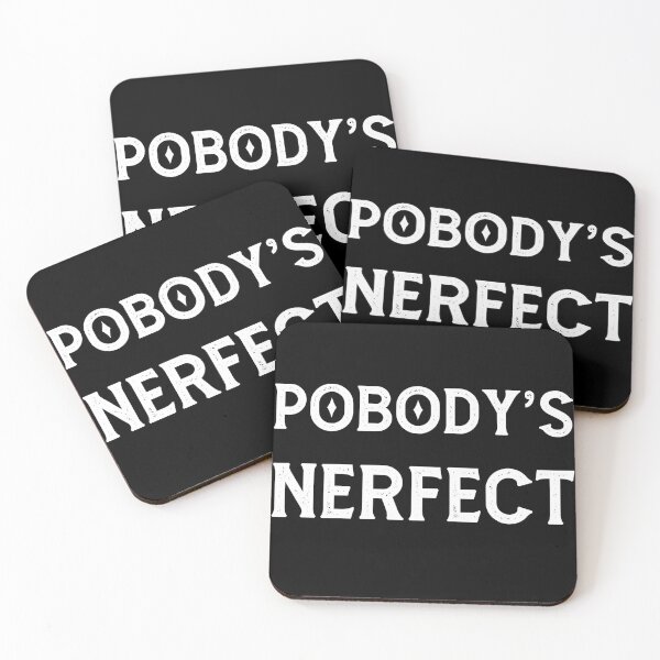 Item preview, Pobody's Nerfect Funny Spoonerism Wordplay Quote designed and sold by Assile-Crafters.