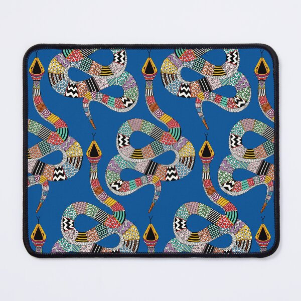 Item preview, graphic snake electric blue designed and sold by scrummy.
