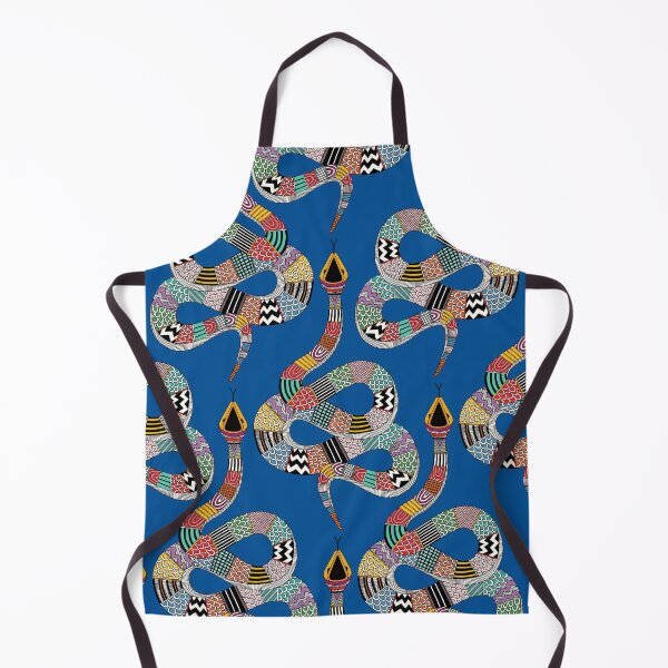 Item preview, graphic snake electric blue designed and sold by scrummy.