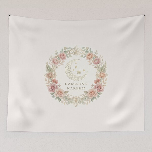Item preview, Ramadan Kareem Blush Floral Lantern designed and sold by Roya10.