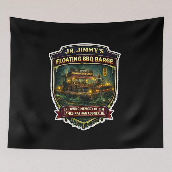 Item preview, Jr. Jimmy’s Floating BBQ Barge • Swamp Tribute  designed and sold by MACodDesigns.