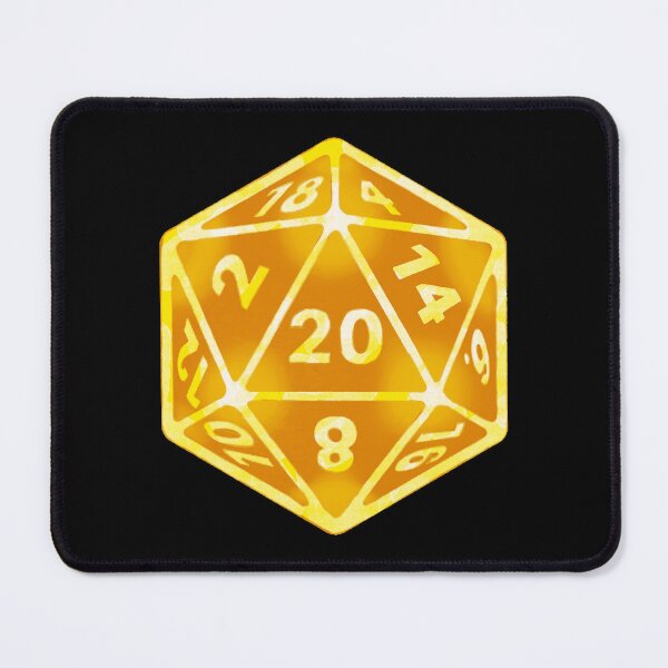 Item preview, Golden Dice - D20 designed and sold by gracefullizard.