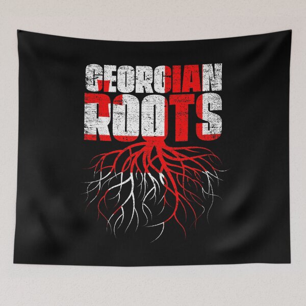 Item preview, Georgian Roots Georgia Heritage Flag designed and sold by GabbyKash.