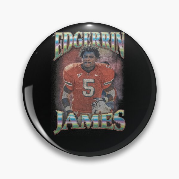 Item preview, Edgerrin James Miami Hurricanes Retro Art – Vintage College Football Design designed and sold by TheArtOfCar.
