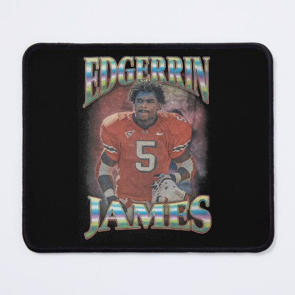 Item preview, Edgerrin James Miami Hurricanes Retro Art – Vintage College Football Design designed and sold by TheArtOfCar.