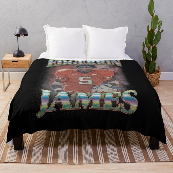 Item preview, Edgerrin James Miami Hurricanes Retro Art – Vintage College Football Design designed and sold by TheArtOfCar.