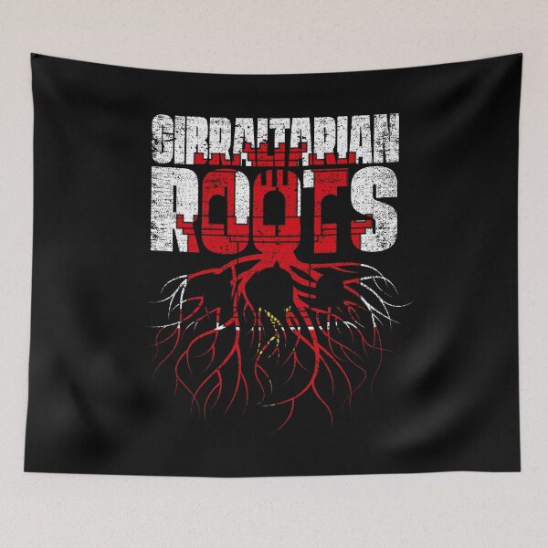Item preview, Gibraltarian Roots GIBRALTAR Heritage Flag designed and sold by GabbyKash.