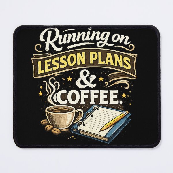 Item preview, Teacher Humor - Running on Lesson Plans & Coffee designed and sold by Off-DutyDesign.