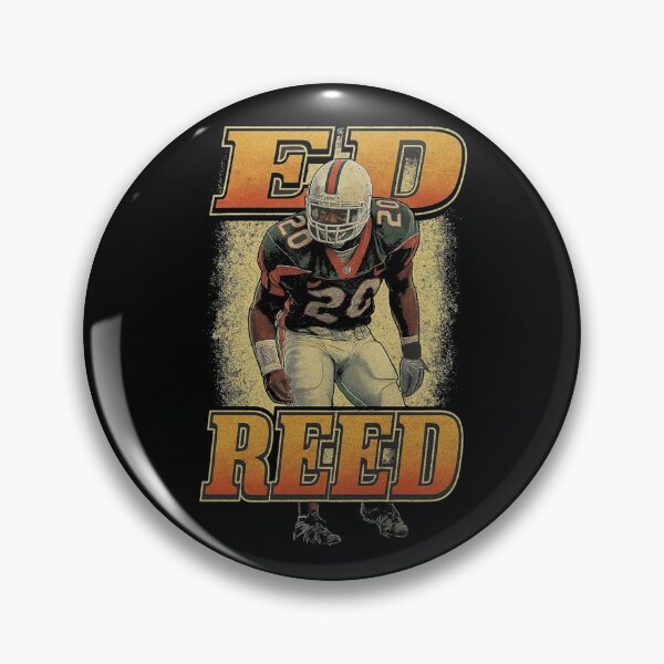Item preview, Ed Reed Miami Hurricanes Vintage Art – Retro College Football Design designed and sold by TheArtOfCar.