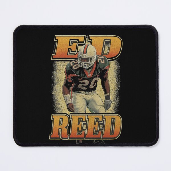 Item preview, Ed Reed Miami Hurricanes Vintage Art – Retro College Football Design designed and sold by TheArtOfCar.