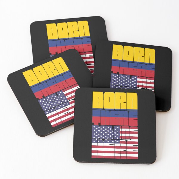 Item preview, Born Colombia Belong American designed and sold by FlagX.