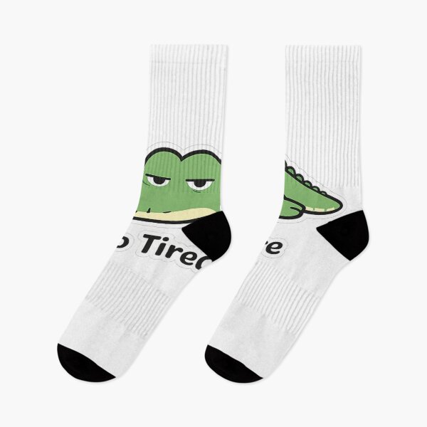 Item preview, Too Tired To Care Crocodile – Funny Exhausted Animal designed and sold by EpicwaveDesigns.