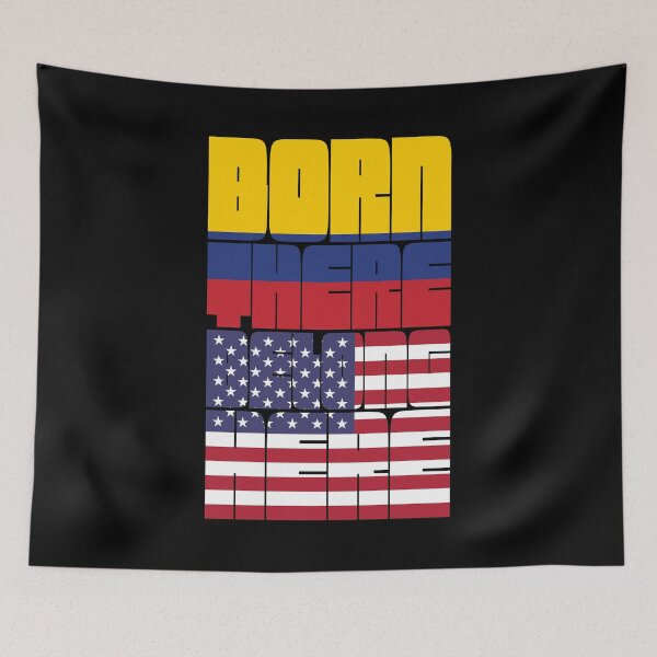 Item preview, Born Colombia Belong American designed and sold by FlagX.