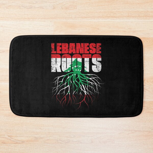 Aperçu de l'œuvre Racines libanaises, patrimoine du Liban, drapeau créée et vendue par GabbyKash.