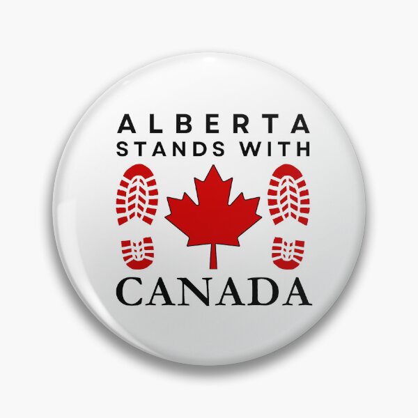 Item preview, ALBERTA STANDS WITH CANADA (style 1) designed and sold by fetch-it-studio.