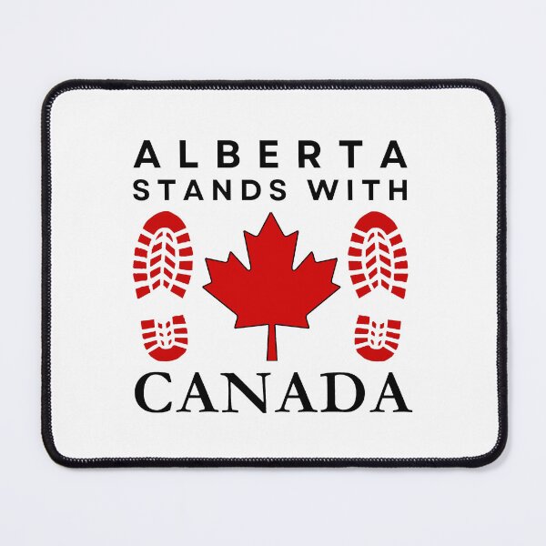 Item preview, ALBERTA STANDS WITH CANADA (style 1) designed and sold by fetch-it-studio.