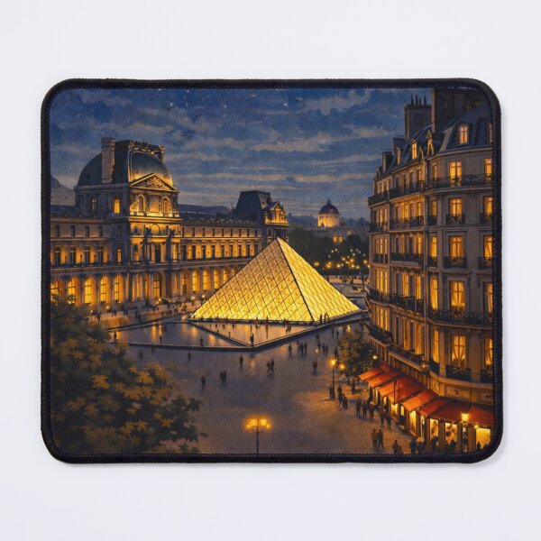 Item preview, Paris Night at the Louvre designed and sold by HarlemDigitals.