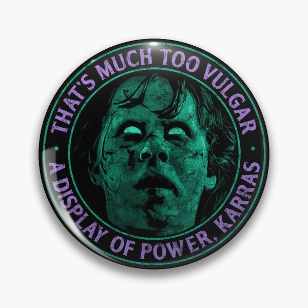 Item preview, Exorcist 1973 Vulgar A Display Of Power Face Distressed designed and sold by Power Up Prints.