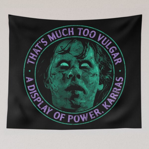 Item preview, Exorcist 1973 Vulgar A Display Of Power Face Distressed designed and sold by Power Up Prints.