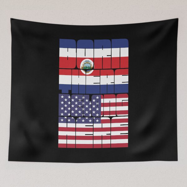 Item preview, Born Costa Rica Belong American designed and sold by FlagX.