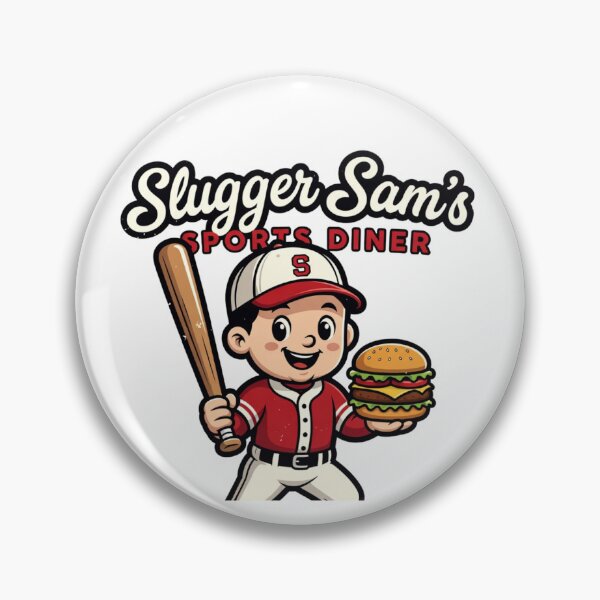 Item preview, Slugger Sam's Sports Diner designed and sold by RisingWolfStudio.