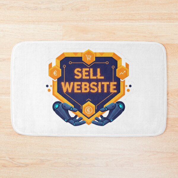Item preview, Sell Website: Futuristic Digital Business & Tech flipping Badge designed and sold by Fatomfatom.