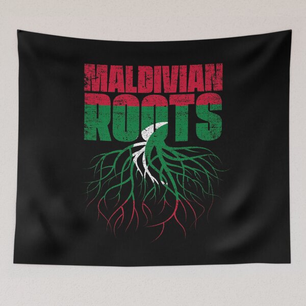Item preview, Maldivian Roots Maldives Heritage Flag designed and sold by GabbyKash.