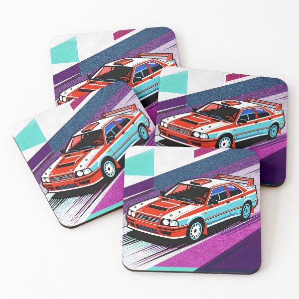 Item preview, Retro Rally Sedan Racing Art T-Shirt designed and sold by ginokelleners.