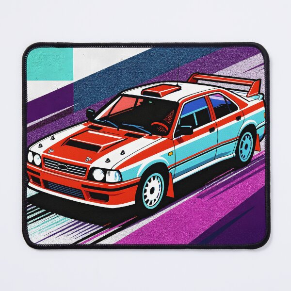 Item preview, Retro Rally Sedan Racing Art T-Shirt designed and sold by ginokelleners.