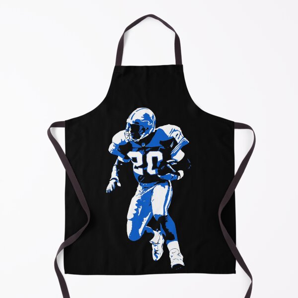 Item preview, Barry Sanders Detroit Lions Minimalist Art – Blue & White Retro Football Design designed and sold by TheArtOfCar.