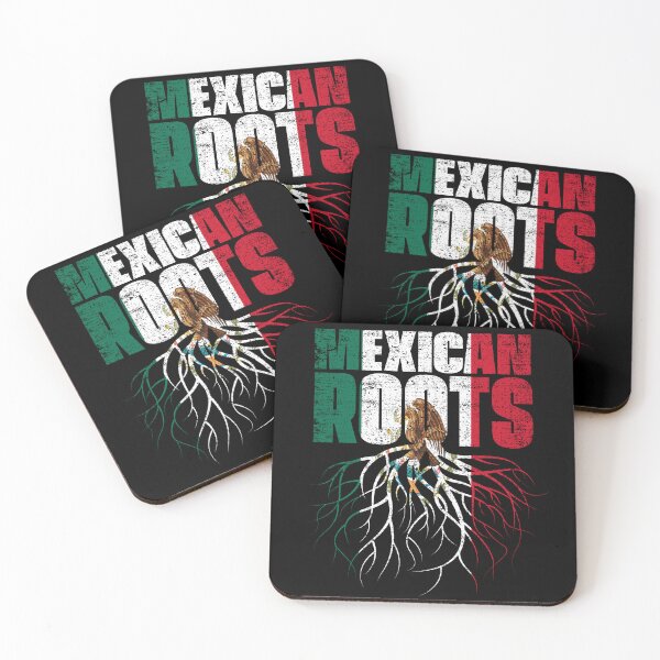 Item preview, Mexican Roots Mexico Heritage Flag designed and sold by GabbyKash.