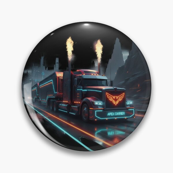 Item preview, Apex Carrier Cyberpunk Eagle Flame Truck designed and sold by BounoWorld.