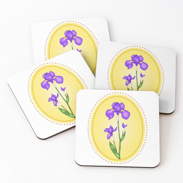 Item preview, Iris Birth Flower designed and sold by elfpress.