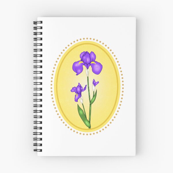 Artikelvorschau, Iris-Geburtsblume entworfen und verkauft von elfpress.