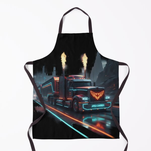 Item preview, Apex Carrier Cyberpunk Eagle Flame Truck designed and sold by BounoWorld.