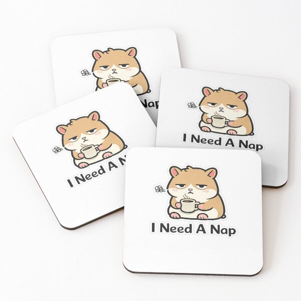 Item preview, I Need A Nap – Sleepy Hamster Cute Design designed and sold by EpicwaveDesigns.