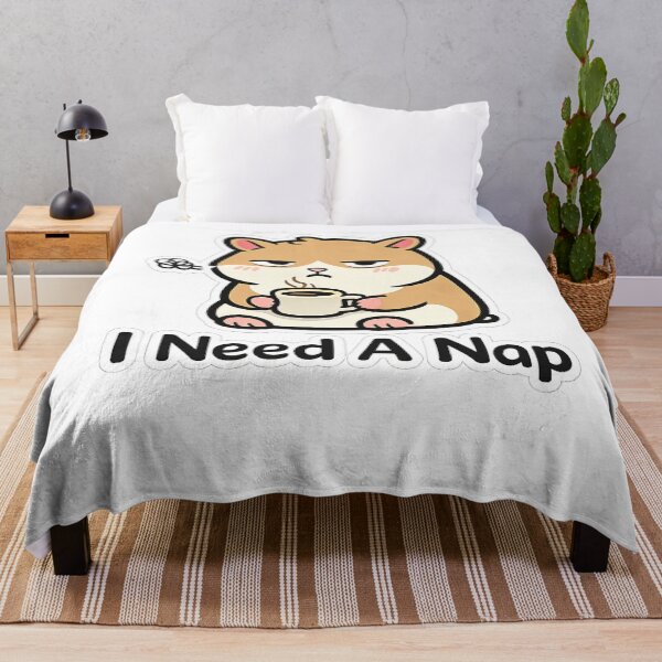 Item preview, I Need A Nap – Sleepy Hamster Cute Design designed and sold by EpicwaveDesigns.