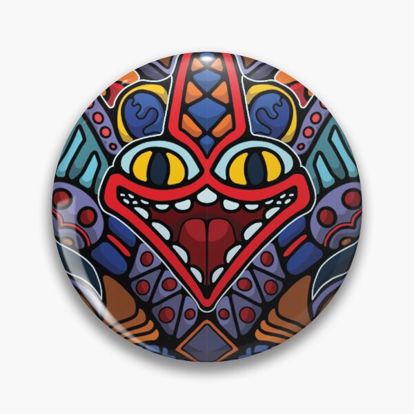 Item preview, Abstract Tribal Totem Mask Art, Symmetrical Geometric Psychedelic Illustration designed and sold by Jacob Hokanson.
