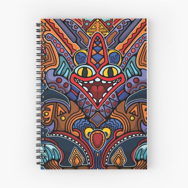 Item preview, Abstract Tribal Totem Mask Art, Symmetrical Geometric Psychedelic Illustration designed and sold by Jacob Hokanson.