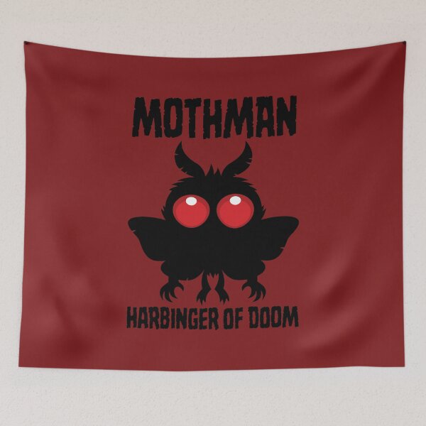 Item preview, Mothman - Spooky Cute Harbinger Of Doom designed and sold by fizzgig.