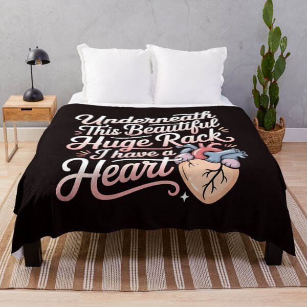 Item preview, Underneath This Beautiful Huge Rack I Have A Heart – Funny Confidence Quote designed and sold by Redgiant87x.