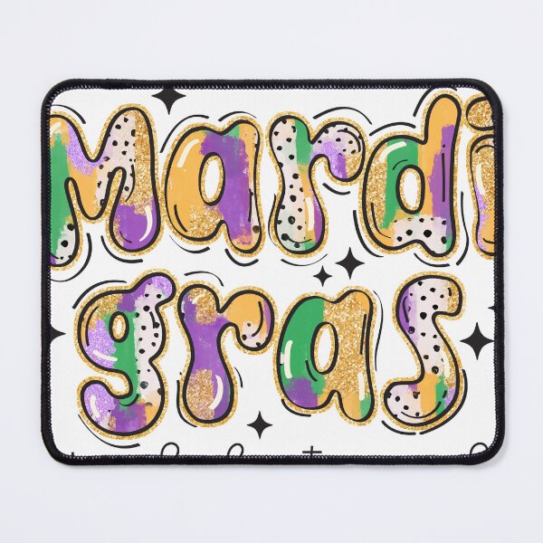 Item preview, Mardi Gras Vibes – Colorful Carnival Mask & Beads Festival designed and sold by Inkvado.