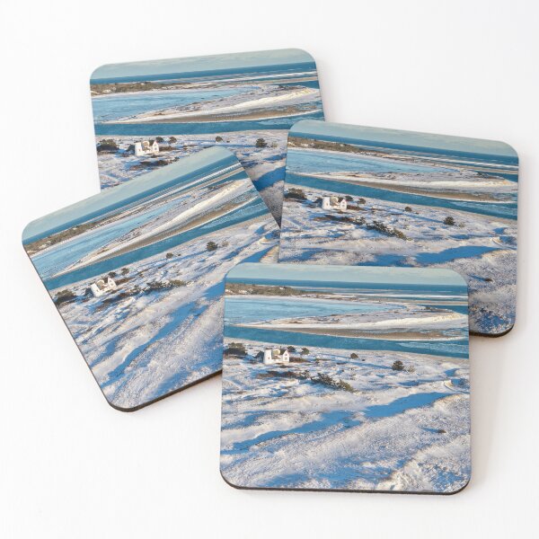 Item preview, Winter at Stage Harbor Lighthouse in Chatham, Cape Cod designed and sold by Christopher Seufert.