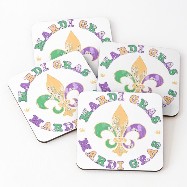 Item preview, Mardi Gras Vibes – Colorful Carnival Mask & Beads Festival designed and sold by Inkvado.