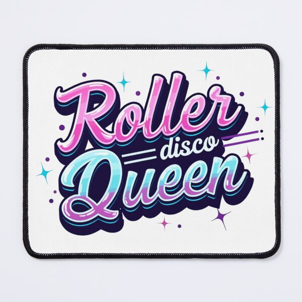 Item preview, Retro Roller Disco Queen designed and sold by LivingFullofFun.