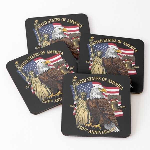 Item preview, 250 Years 1776-2026 250th Birthday Eagle Liberty Bell designed and sold by ivotee.