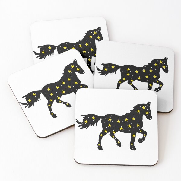Item preview, Galaxy Horse Silhouette – Zodiac Cosmic Design designed and sold by Theo86.