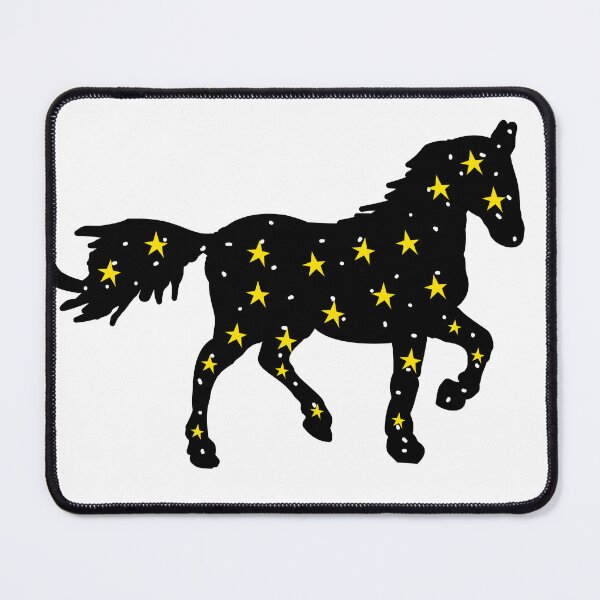 Item preview, Galaxy Horse Silhouette – Zodiac Cosmic Design designed and sold by Theo86.