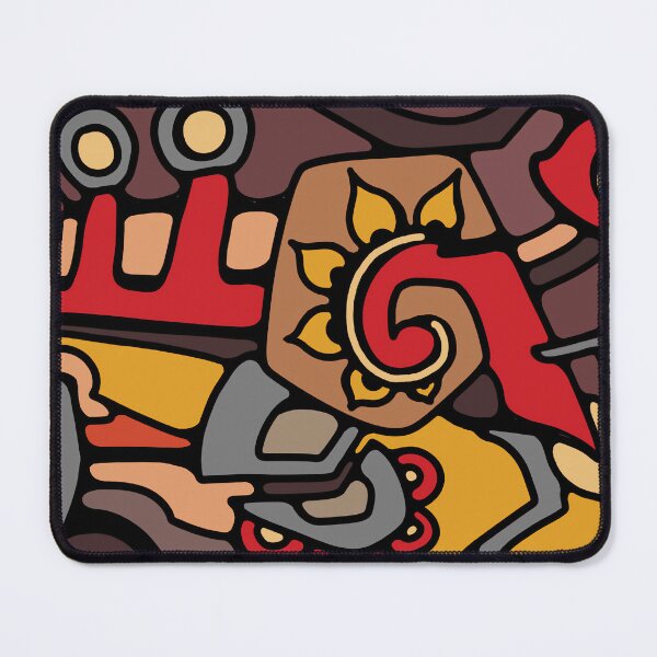 Item preview, Abstract Tribal Animal Symbol Art, Earth Tone Totem-Style Illustration designed and sold by Jacob Hokanson.